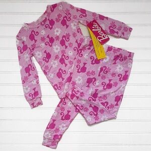 BARBIE NWT Pink Barbie Pajama Set